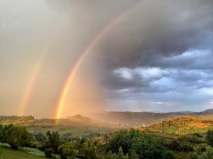 Double Rainbow near Bogdan Vodă